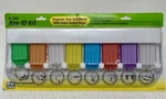 Hy-ko Key Id Kit KC143-8 Easy Open Tags New Color-coded Organizer Shelf Wear. Fixed Price $8.95.