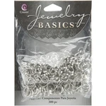 Pack Cousindiy Jewelry Basics Metal Findings 300/PKG-SILVER Split Rings 6MM. Fixed Price $14.26.