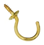 National Hardware N119-701 Corrosion Resist Solid Brass V2021 Cup Hook 1-1/4 In.. Fixed Price $7.15.