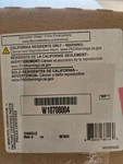 W10708004 - W11417401 Oem Kitchenaid Dishwasher Door Handle Open Box. Fixed Price $34.99.