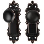 Dummy Door Knobs Interior 2 Pack Oil Rubbed Bronze Antique Han.... Fixed Price $54.96.