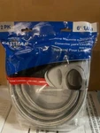 Eastman Washing Machine Connector, Pack Of 2, 3/4 Inch Fht Connection, 6 Foot. Fixed Price $24.97.