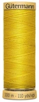 Natural Cotton Thread 110YD Bright Yellow. Fixed Price $7.88.