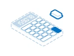 Ge WD09X22905 Button & Graphics Asm. Fixed Price $42.49.