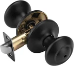 Starpy Black Door Knobs Square Pattern Interior Handles Bath & Bedroom. Fixed Price $13.33.