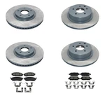 Durago Front Rear Rotors Bosch Quietcast Ceramic Brake Pads Kit For EX35 370Z. Fixed Price $285.95.