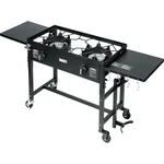 Barton 58,000 Btu Outdoor Propane Double Burner Stove Cooking Station Bbq Grill. Fixed Price $144.95.