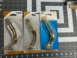 New 3-PACK Lot National Hardware N208-652 Friction Lid Support Right Side Brass. Fixed Price $12.19.