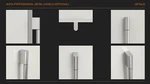 Fulgor F4HKPRO30BM Stainless 30" Built-in Refrigerator Handle Kit Nib 142858. Fixed Price $299.00.