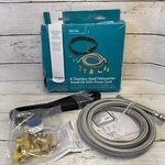 Smart Choice 6' Stainless Steel Dishwasher Installation Kit With Power Cord New. Fixed Price $29.99.