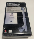Keeney Plastic Bath Drain Polished Chrome Lift'n Turn 62AW Fits Standard Tubs. Fixed Price $25.00.