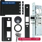 Summit Doorware Storefront Mortise Deadlatch Lock & Exit Paddle Handle Kit. Fixed Price $188.36.