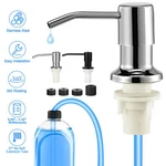 Diy Stainless Steel Sink Soap Dispenser Kitchen Hand Liquid Pump Bottle Tube. Fixed Price $9.86.
