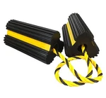 Wheel Chocks Front Back Rv Leveling Blocks Reflective Tape Nylon Rope Hoxwell. Fixed Price $40.01.