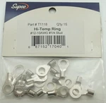 Supco Hi-temp Ring, 15 Pack, 12-10 Awg "stud 17/64" I.d., T1118. Fixed Price $10.53.