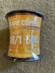 Bare Copper Round Wire 2 Lb. Spool Choose Gauge, Solid. Fixed Price $34.99.
