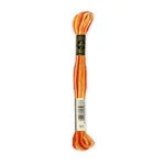 Dmc 6-STRAND Embroidery Cotton 8.7YD-VARIEGATED Burnt Orange 12 Pack. Fixed Price $14.46.
