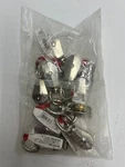 (qty 10) National Hardware N223-370 Swivel Single Pulley 1" Nickel Plated. Fixed Price $19.99.