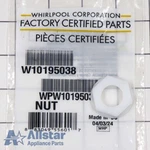 Whirlpool Dishwasher Overfill Protection Nut WPW10195038. Fixed Price $18.55.