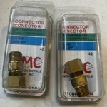 2 Pack Anderson Brass Compression Connector 3/8 Comp. X 1/4 Mip #710068-0604. Fixed Price $13.95.