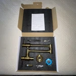 Aleasha Solid Brass Pot Filler, Brushed Gold Kitchen Sink Faucet New. Fixed Price $54.95.