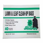 Primrose Plastics 39125 1.25 Mil. Black Lawn & Leaf Clean Up Trash Bag Gal.. Fixed Price $25.79.