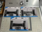 Nos 3-PACK Lot 2/COUNT National Hardware N214-015 Contemporary T-hinge Black 7". Fixed Price $32.24.