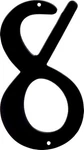 4 Inch Black House Number Sign Rust Proof Die Cast Aluminum For Mailboxes Homes. Fixed Price $10.79.