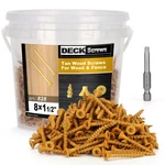 Bobibbi Deck #8 11/2 T25 Star Torx Drive Flat Head Wood Screws, T.... Fixed Price $42.25.