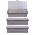 Cabilock 3PCS Drawer Organizer Kitchen Utensils Holder Silverware Tray Flatware. Fixed Price $45.11.