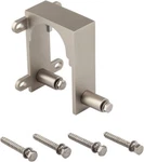 New National Hardware N187-102 Interior Sliding Door Bypass Bracket Satin Nickel. Fixed Price $22.49.