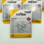 N118-554 Zinc Plated Screw Eyes 11/16". Fixed Price $22.50.