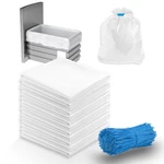 60-PACK Trash Compactor Bags With Pre-punched Holes For Attaching, 2.6 Mils H.... Fixed Price $61.06.