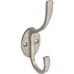 (10)-STANLEY Home Designs Satin Nickel Modern Coat & Hat Wardrobe Hook N806-824. Fixed Price $130.89.