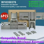 W10350376 & W10195840 W10195839 Dishwasher Upper Rack Adjuster Parts -- Pack. Fixed Price $15.89.