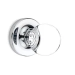 (5 Pack) Privacy Round Ball Crystal Door Knobs Chrome Rosette. Fixed Price $189.99.