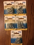 National N118-257 #208 Zinc Medium Screw Eye (6 Ct.) Lot Of. Fixed Price $18.99.