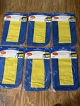 Carson Dellosa Chairback Buddy Blue And Yellow 6 Pack Pocket Chart Storage. Fixed Price $64.99.