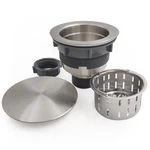 3.5" Kitchen Sink Drain Strainer Assembly With Stopper Cover, Removable D.... Fixed Price $25.11.