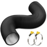Steelsoft Reinforced Dryer Vent Hose Inch With 2 Key 4"8FT, Black. Fixed Price $15.05.