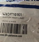 WB24T10161 Range Hi Limit Switch. Fixed Price $20.00.