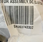 New Oem Motor Assy,d EAU63743302 Same Day Shipping. Fixed Price $92.13.