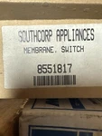 Southcorp Appliances 8551817 Dishwasher Membrane Switch Assembly. Fixed Price $35.99.