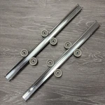 Oem Whirlpool Dishwasher Upper Track & Roller Set WP3385089 WP8575897. Fixed Price $35.95.