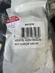 Asko Dishwasher Check Valve Kit 441536 Drain Oem 100% Genuine. Fixed Price $95.00.