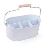 Alpha Living Home Farmhouse 4 Section Galvanized Utensil Caddy - Versatile Or.... Fixed Price $44.07.