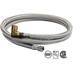 Steel Braided Dishwasher Connector 3/8COMP X Brass 90 Degree Elbow 84"IN. Fixed Price $14.99.