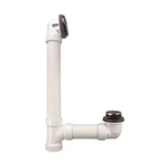 Plumb Pak 630PVC Foot Lok Stop Bath Drain Assembly With Pipe And Tee, 1-1/2. Fixed Price $53.00.