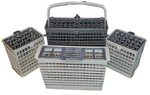 WD28X24469 & WD28X10186 Ge Dishwasher Parts: Small Item Cutlery Baskets. Fixed Price $30.00.