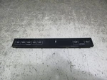 Viking Dishwasher Display Board Deep Scratches 10 7/8 X 3/8 Part # VDB325ESS. Fixed Price $85.00.